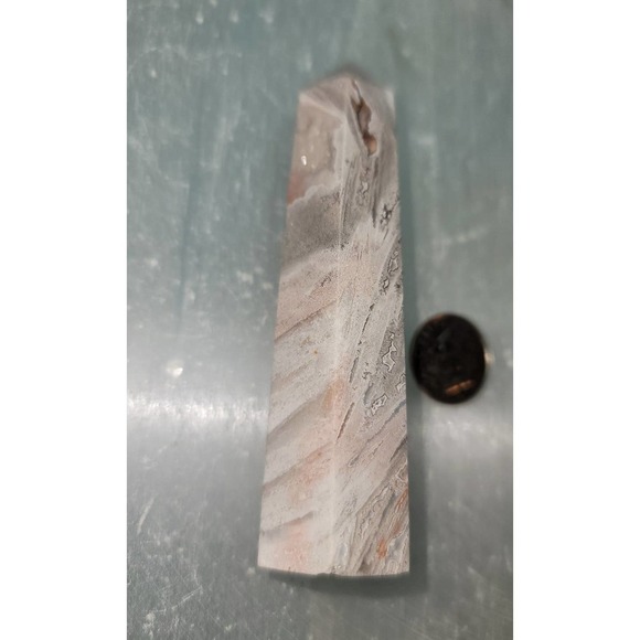 Pink Mexican Crazy Lace Agate Tower - Picture 4 of 5